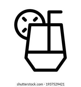 lemonade icon or logo isolated sign symbol vector illustration - high quality black style vector icons
