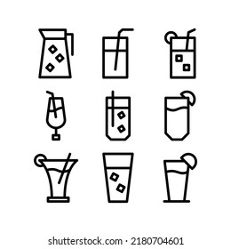 lemonade icon or logo isolated sign symbol vector illustration - Collection of high quality black style vector icons

