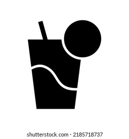 lemonade icon or logo isolated sign symbol vector illustration - high quality black style vector icons
