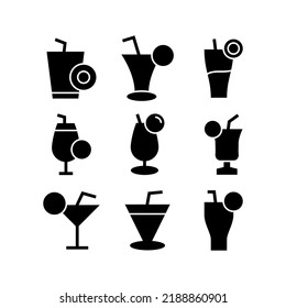 lemonade icon or logo isolated sign symbol vector illustration - Collection of high quality black style vector icons
