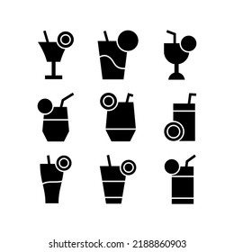 lemonade icon or logo isolated sign symbol vector illustration - Collection of high quality black style vector icons

