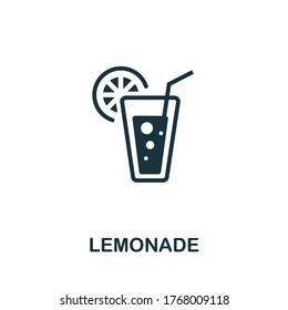 Lemonade icon. Simple element from drinks collection. Creative Lemonade icon for web design, templates, infographics and more