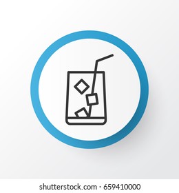 Lemonade Icon Symbol. Premium Quality Isolated Lemon Juice Element In Trendy Style.