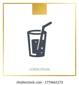 lemonade icon. Vector illustration EPS 10.