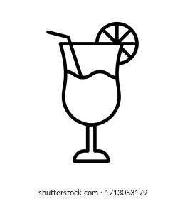 Lemonade Icon vector image. Can be used for Summer & Holidays. Suitable for mobile apps, web apps and print media.