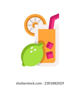 icono de limonada para tu sitio web, móvil, presentación y diseño de logotipo.
