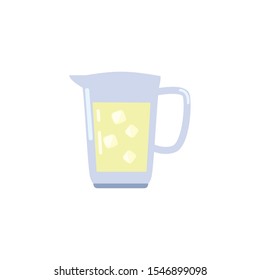 lemonade jar icon design, Drink beverage liquid menu restaurant store and shop theme Vector illustration