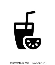 lemonade juice drink icon vector
