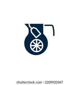 lemonade pitcher concept line icon. Simple element illustration. lemonade pitcher concept outline symbol design.