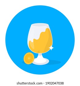 
Vector de lamonada en estilo editable, bebida de verano 