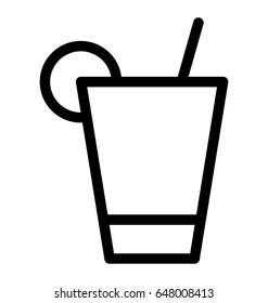 Lemonade Vector Icon