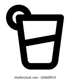 Lemonade Vector Icon