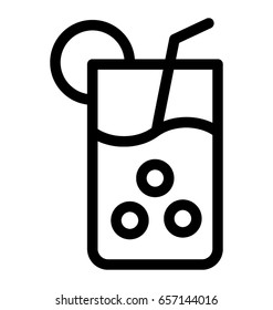 Lemonade Vector Icon