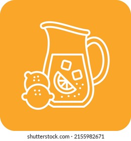 Limonade, Vektorsymbol. Kann für Druck-, Mobil- und Web-Anwendungen verwendet werden.