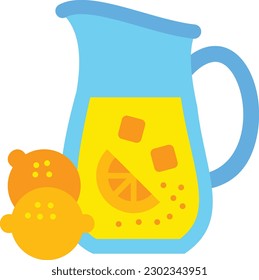 Limonade, Vektorsymbol. Kann für Druck-, Mobil- und Web-Anwendungen verwendet werden.