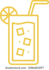 Lemonade vector icon. Can be used for printing, mobile and web applications.