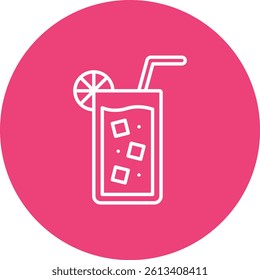 Lemonade vector icon. Can be used for printing, mobile and web applications.