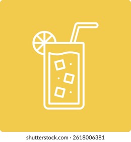 Icono de Vector de limonada. Se puede utilizar para aplicaciones de impresión, móviles y de Web.