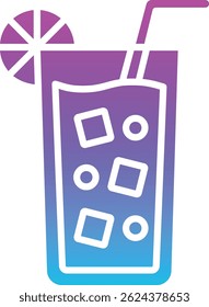 Lemonade vector icon. Can be used for printing, mobile and web applications.