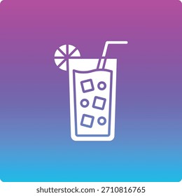 Lemonade vector icon. Can be used for printing, mobile and web applications.