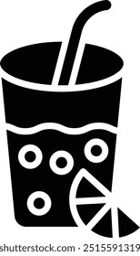 Ilustración de diseño de icono de Vector de limonada