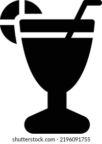 lemonade Vector illustration on a transparent background. Premium quality symmbols. Glyphs vector icons for concept and graphic design.