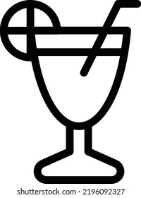 lemonade Vector illustration on a transparent background. Premium quality symmbols. Thin line vector icons for concept and graphic design. 
