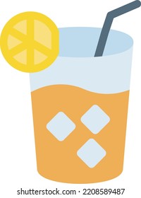 lemonade Vector illustration on a transparent background. Premium quality symmbols. Line Color vector icons for concept and graphic design. 
