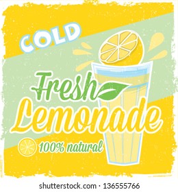 Lemonade vintage label