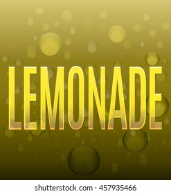 lemonade yellow text bubbles abstract logo silhouette beverage