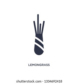 lemongrass icon. Simple element illustration from nature concept. lemongrass editable symbol design on white background. Can be use for web and mobile.