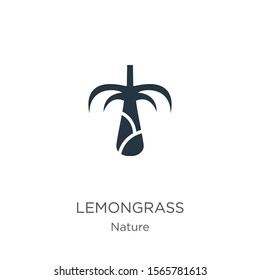 Lemongrass icon vector. Trendy flat lemongrass icon from nature collection isolated on white background. Vector illustration can be used for web and mobile graphic design, logo, eps10