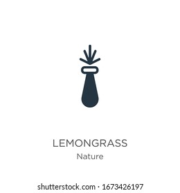Lemongrass icon vector. Trendy flat lemongrass icon from nature collection isolated on white background. Vector illustration can be used for web and mobile graphic design, logo, eps10