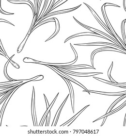 Lemongrass Seamless Pattern