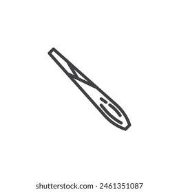 Lemongrass Stalks line icon. linear style sign for mobile concept and web design. Lemongrass outline vector icon. Symbol, logo illustration. Vector graphics