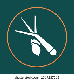 Lemongrass trendy icon royal abstract vector illustration colorful artwork lovely design.eps