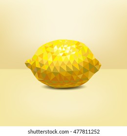 lemon.mosaic image.collection of fruit.