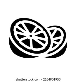 lemons a lot glyph icon vector. lemons a lot sign. isolated symbol illustration