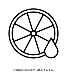  Icono de limones sobre fondo blanco