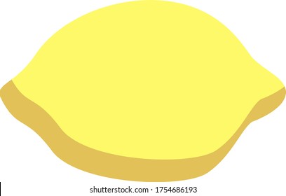 Zitronen, Illustration, Vektorgrafik auf weißem Hintergrund