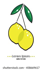 lemons isolated