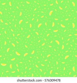 Lemons on the neon green background