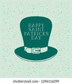 lemprechaun hat saint patricks day font