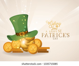 lemprechaun hat saint patricks day font