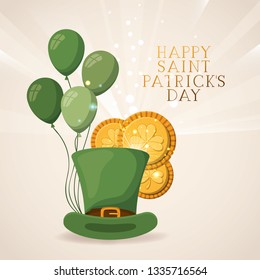lemprechaun hat saint patricks day font