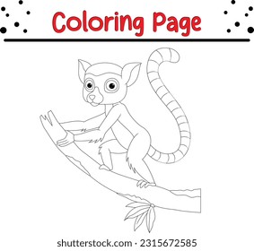  Lemur Coloring book para niños