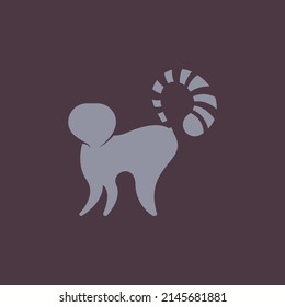 Lemur Logo Design Concept Vector. Animal Logo Template