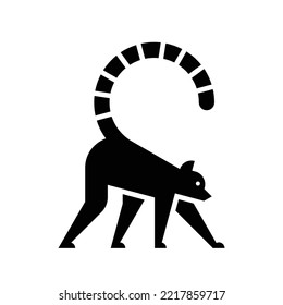 Lemur Logo. Icon design. Template elements