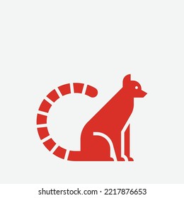 Logo de Lemur. Diseño de iconos. Elementos de plantilla