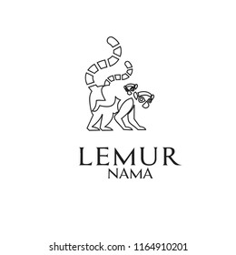 lemur logo icon designs